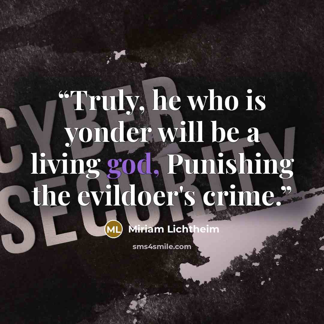 “Truly, he who is yonder will be a living god, Punishing the evildoer's crime.” quote by Miriam Lichtheim