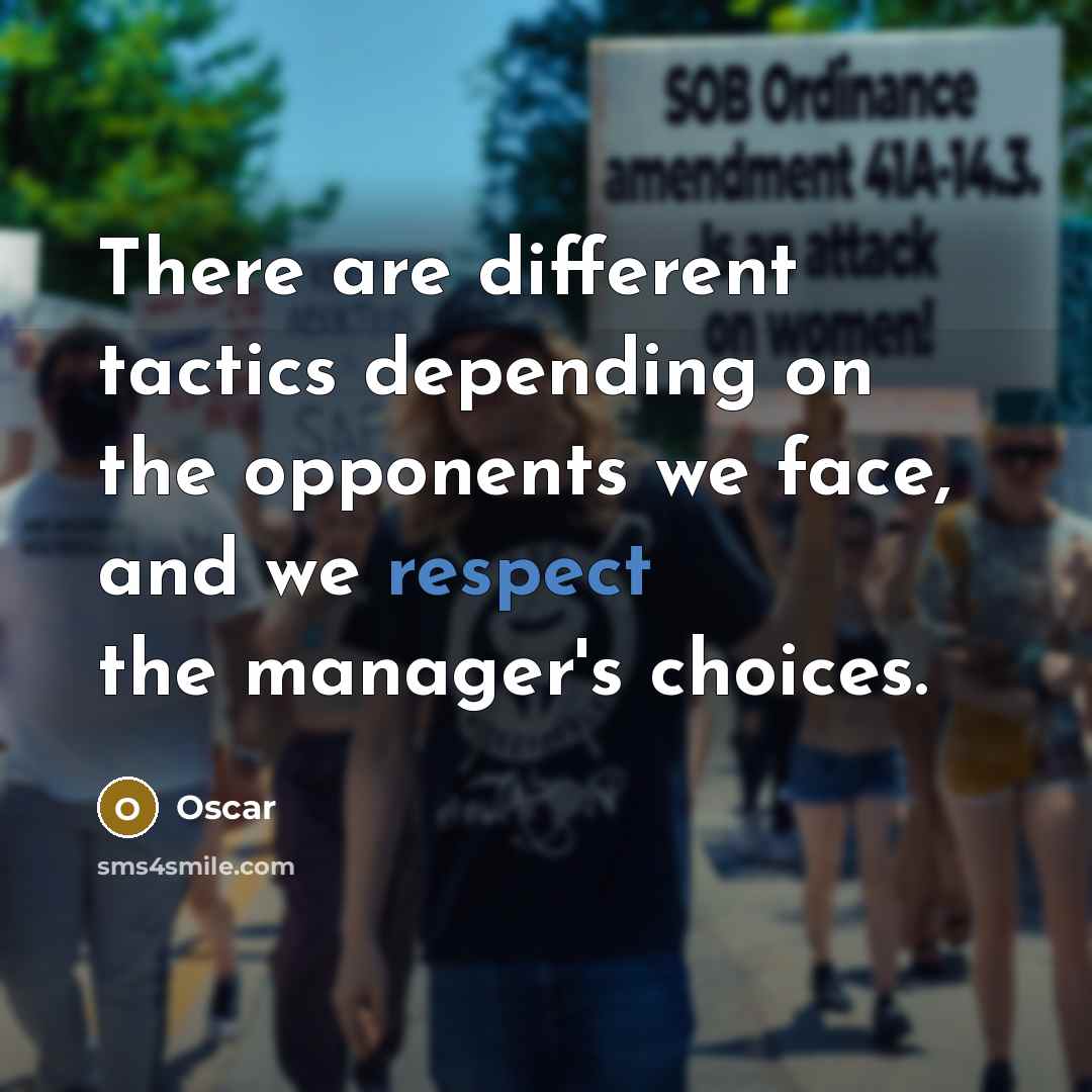 “There are different tactics depending on the opponents we face, and we respect the manager's choices.” quote by Oscar