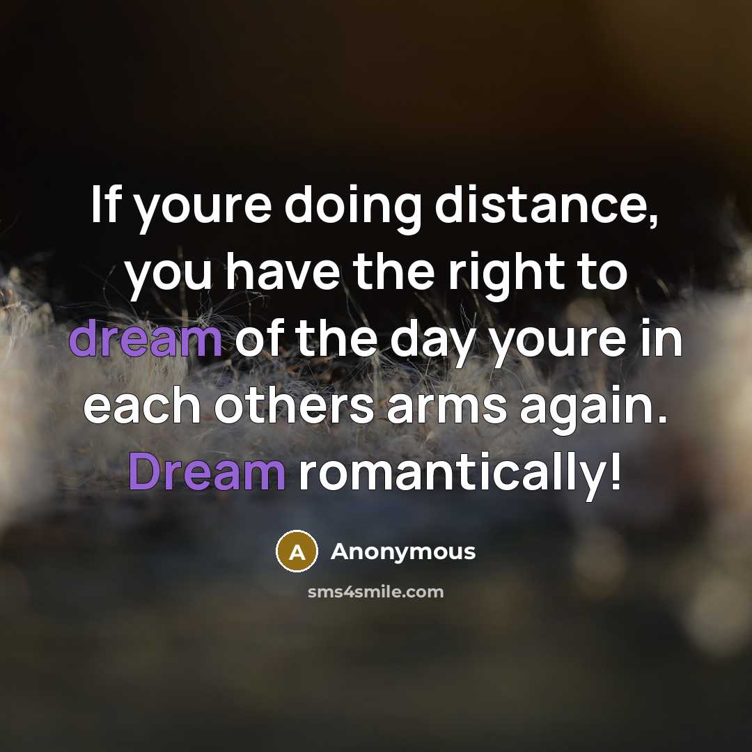 “If youre doing distance, you have the right to dream…” quote by Anonymous