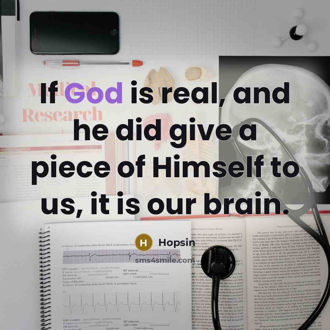“If God is real, and he did give a piece…” quote by Hopsin