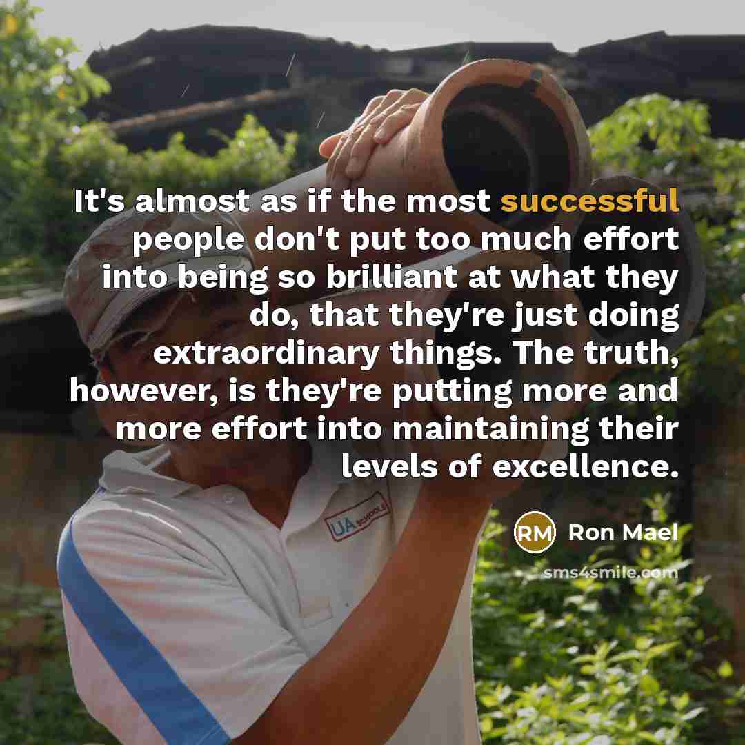 “It's almost as if the most successful people don't put…” quote by Ron Mael