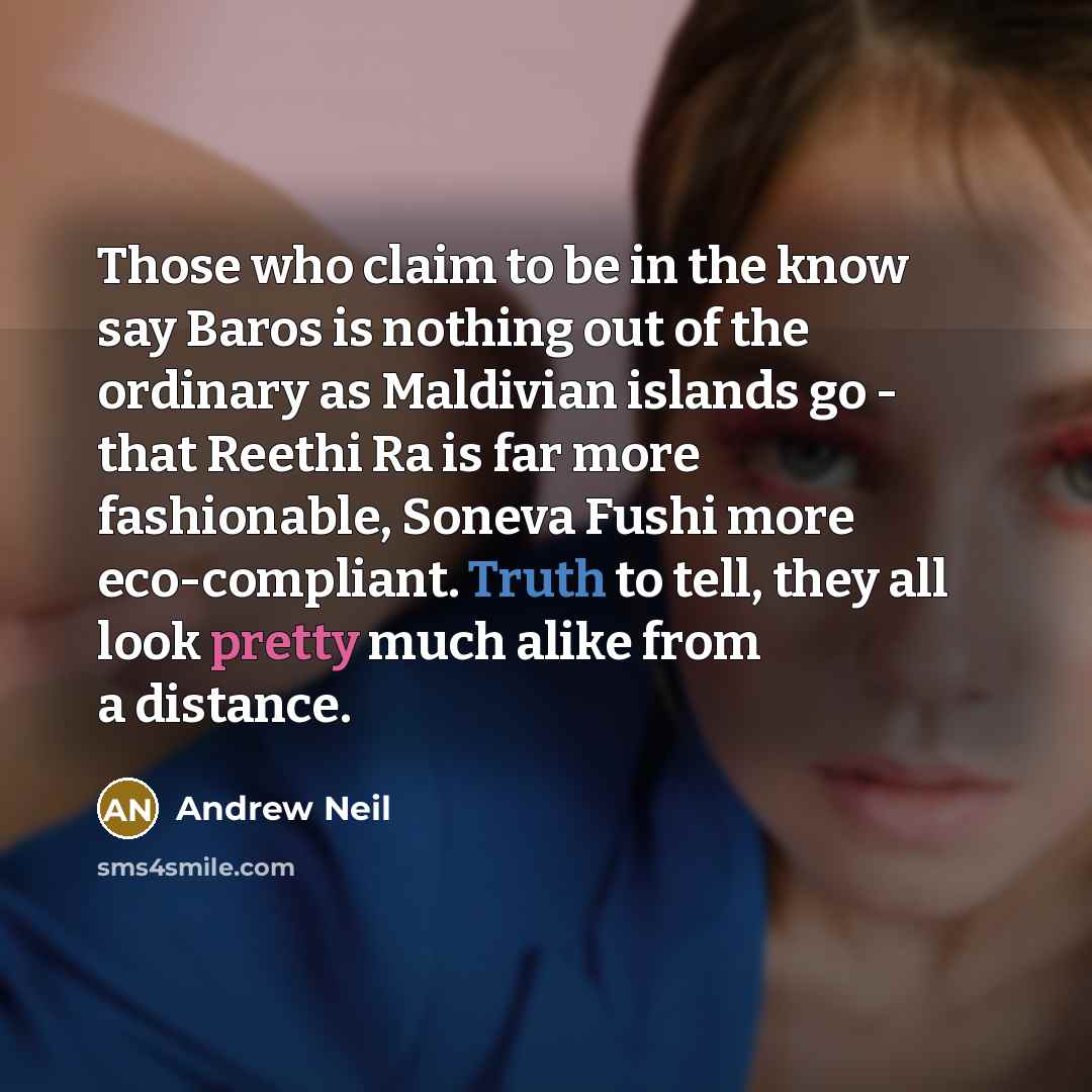 “Those who claim to be in the know say Baros…” quote by Andrew Neil