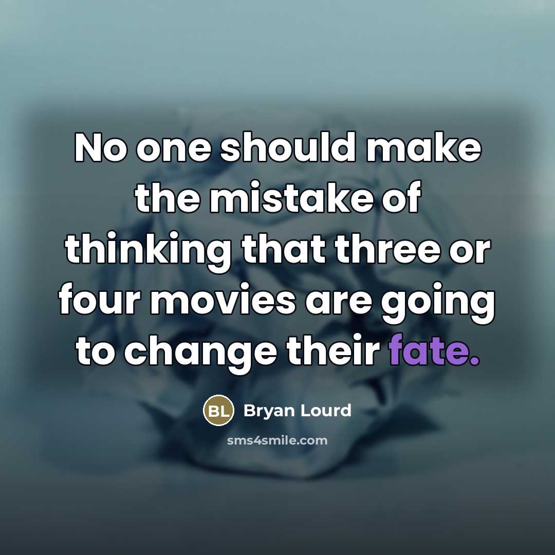“No one should make the mistake of thinking that three…” quote by Bryan Lourd