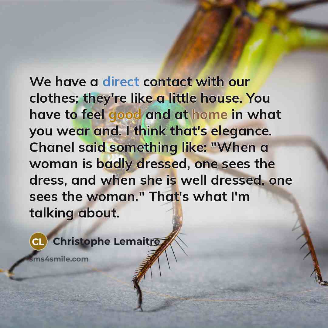 “We have a direct contact with our clothes; they're like…” quote by Christophe Lemaitre