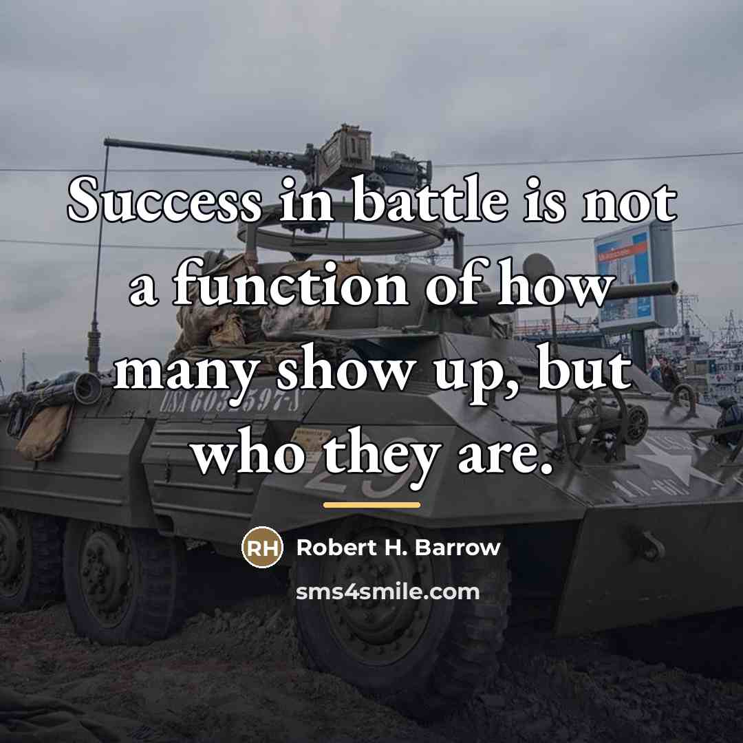 “Success in battle is not a function of how many…” quote by Anonymous