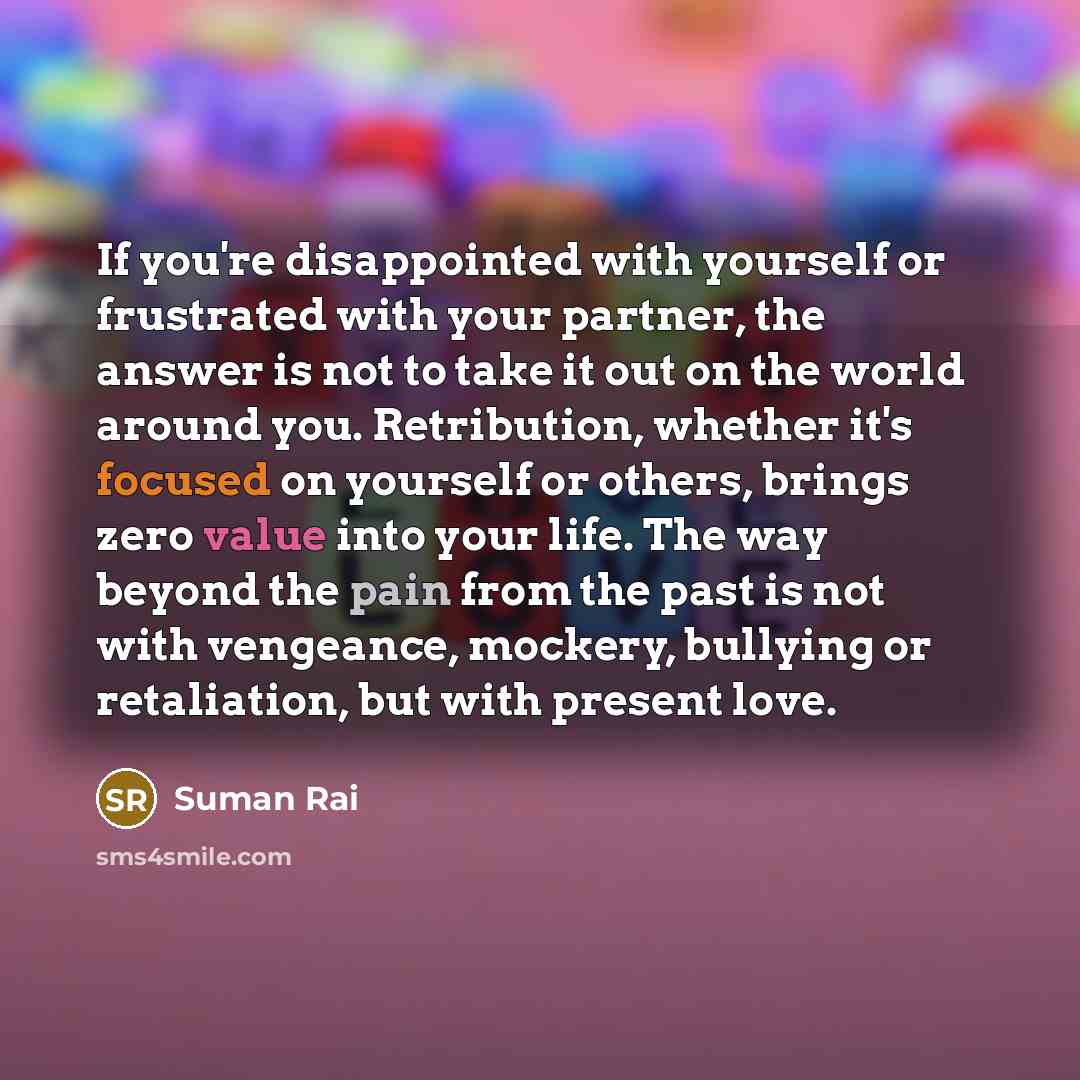 “If you're disappointed with yourself or frustrated with your partner,…” quote by Suman Rai