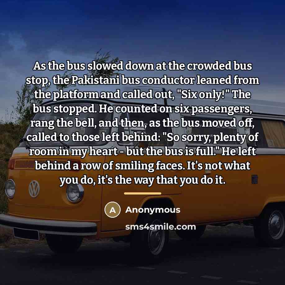 “As the bus slowed down at the crowded bus stop,…” quote by Edwin Francis Gay