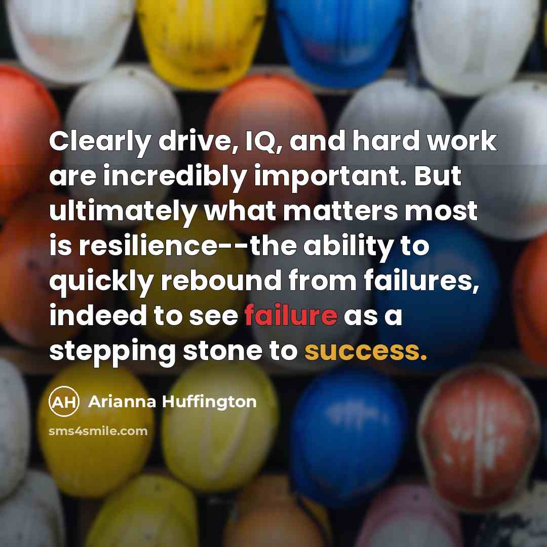 “Clearly drive, IQ, and hard work are incredibly important. But…” quote by Arianna Huffington