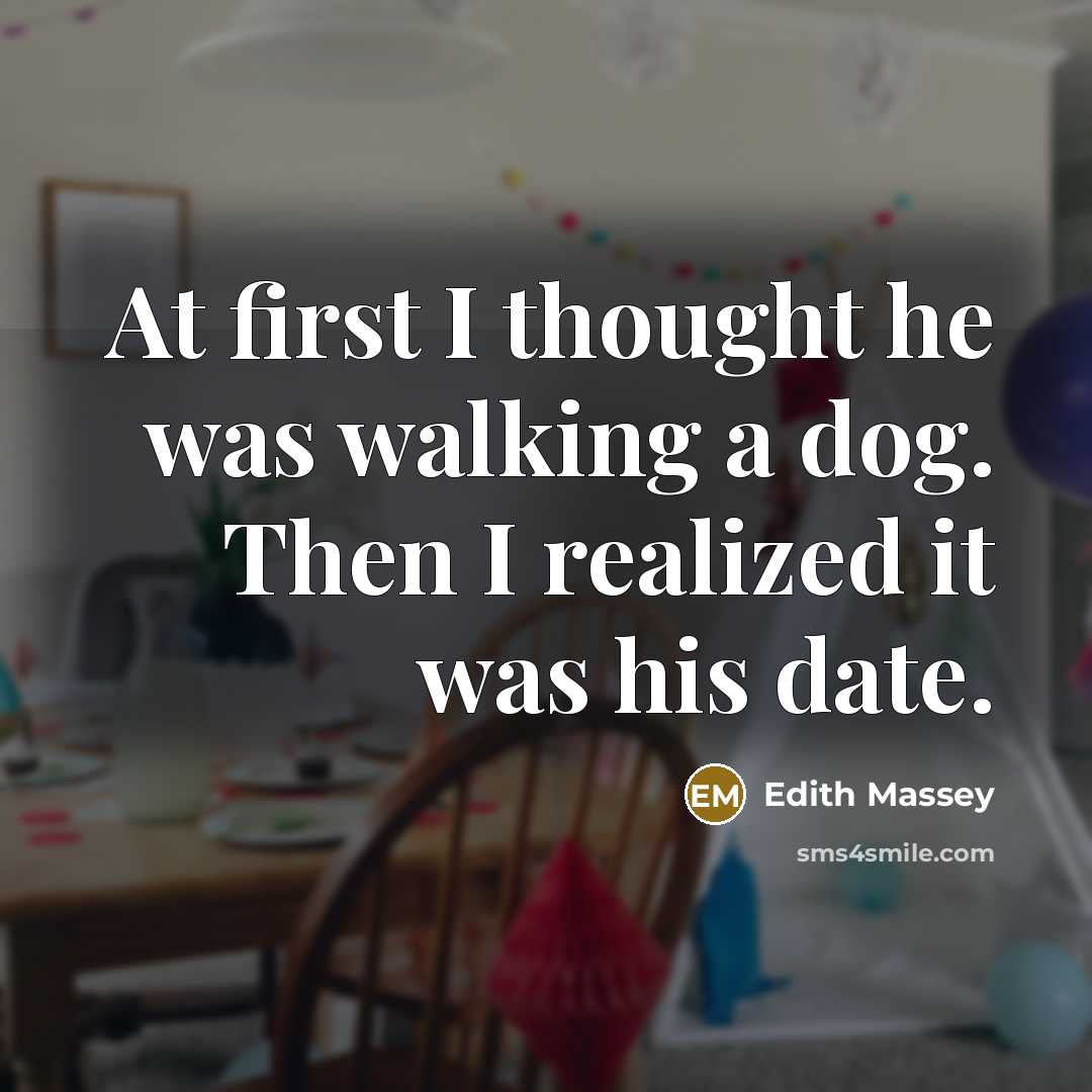“At first I thought he was walking a dog. Then…” quote by Edith Massey