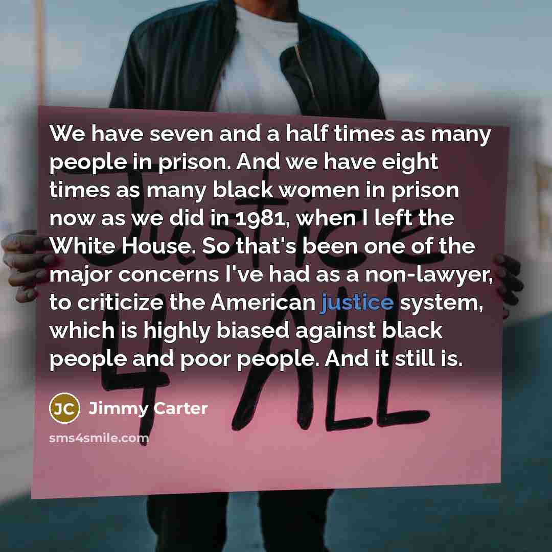 “We have seven and a half times as many people…” quote by Jimmy Carter