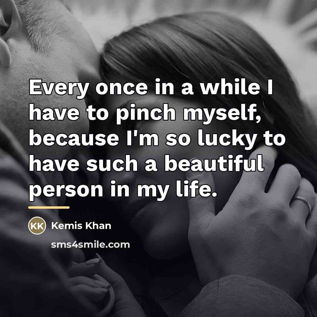 “Every once in a while I have to pinch myself,…” quote by Kemis Khan
