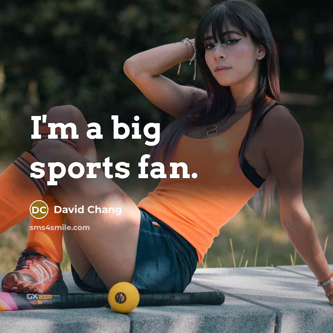 “I'm a big sports fan.…” quote by David Chang