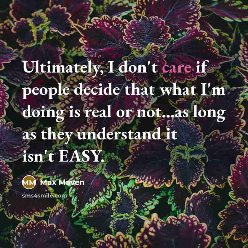 “Ultimately, I don't care if people decide that what I'm…” quote by Max Maven