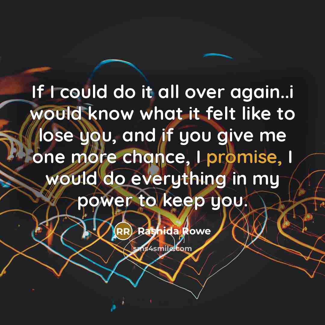 “If I could do it all over again..i would know…” quote by Rashida Rowe