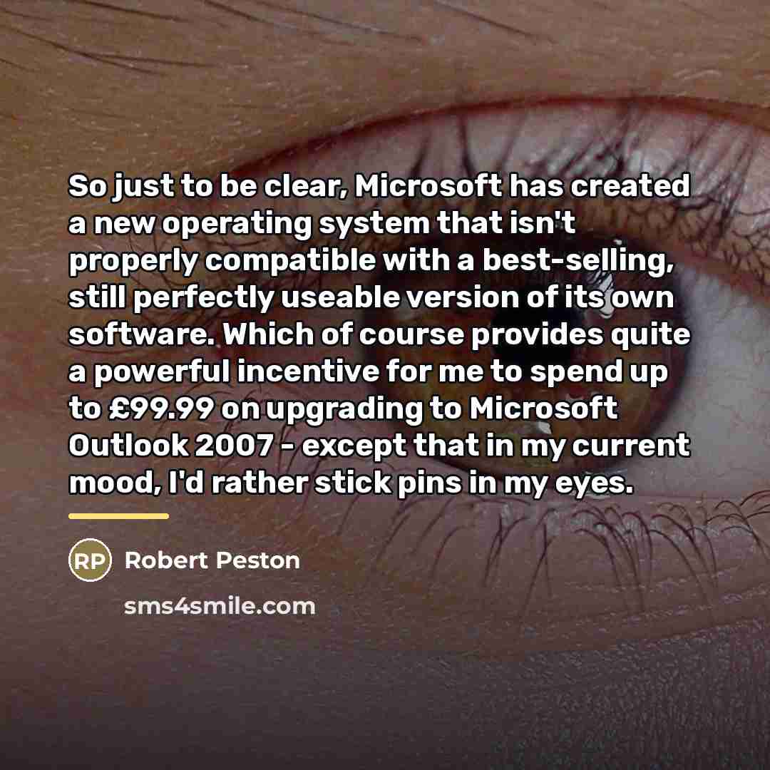 “So just to be clear, Microsoft has created a new…” quote by Robert Peston