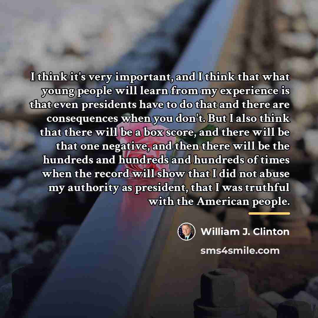 “I think it's very important, and I think that what…” quote by William J. Clinton
