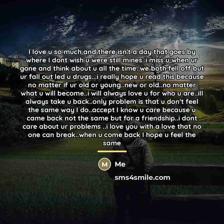 “I love u so much and there isn't a day…” quote by Me