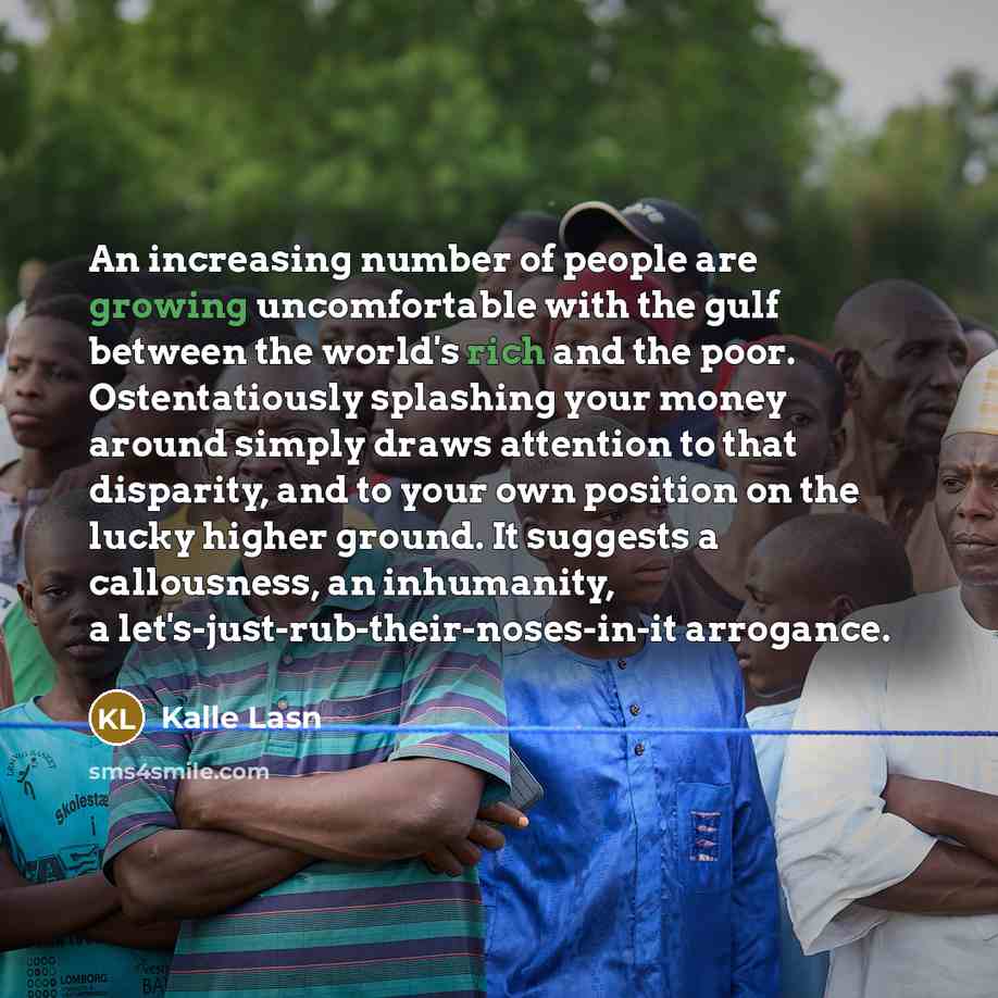 “An increasing number of people are growing uncomfortable with the…” quote by Kalle Lasn