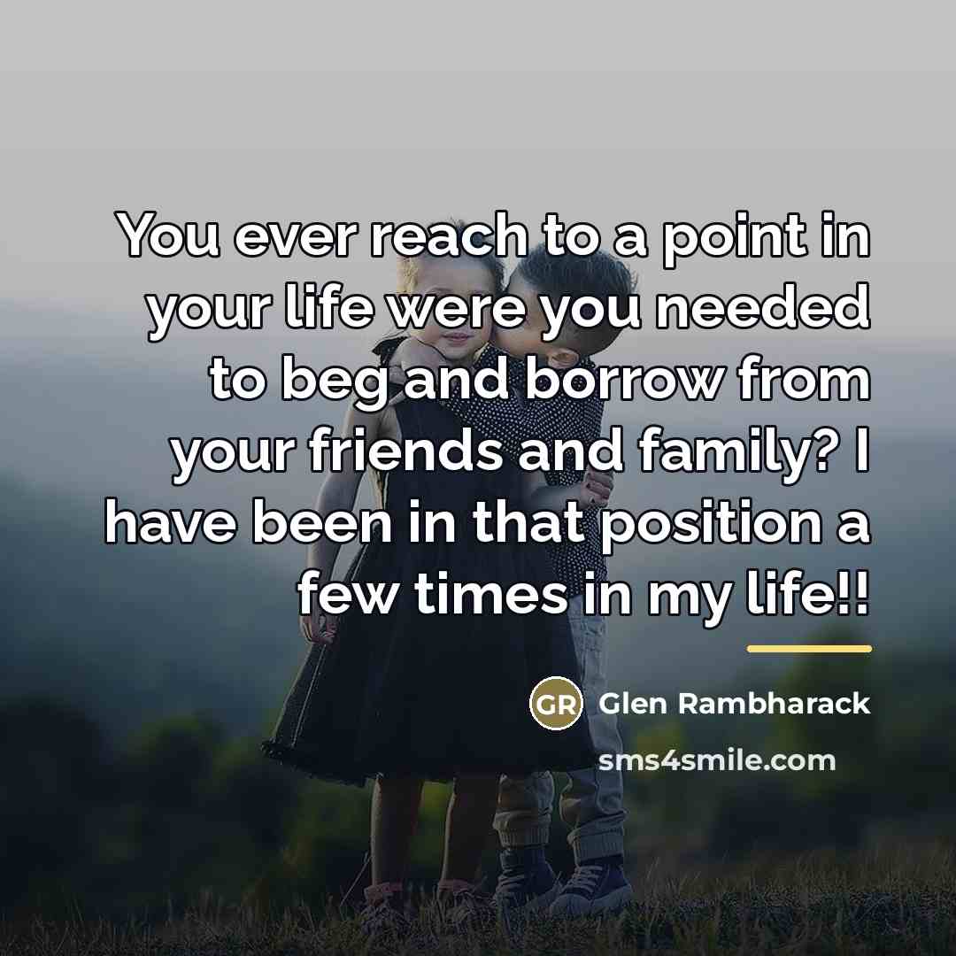 “You ever reach to a point in your life were…” quote by Glen Rambharack