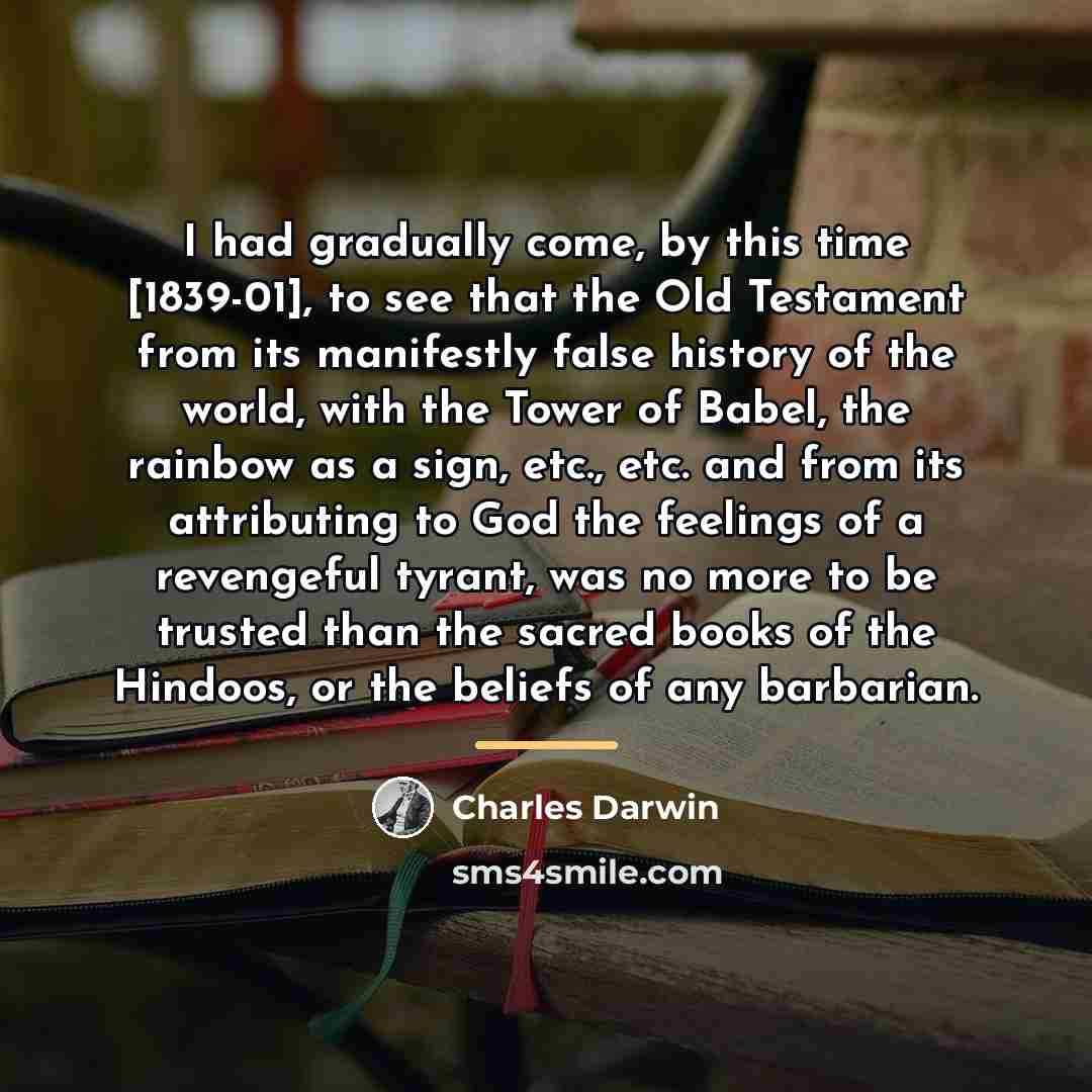 “I had gradually come, by this time [1839-01], to see…” quote by Charles Darwin