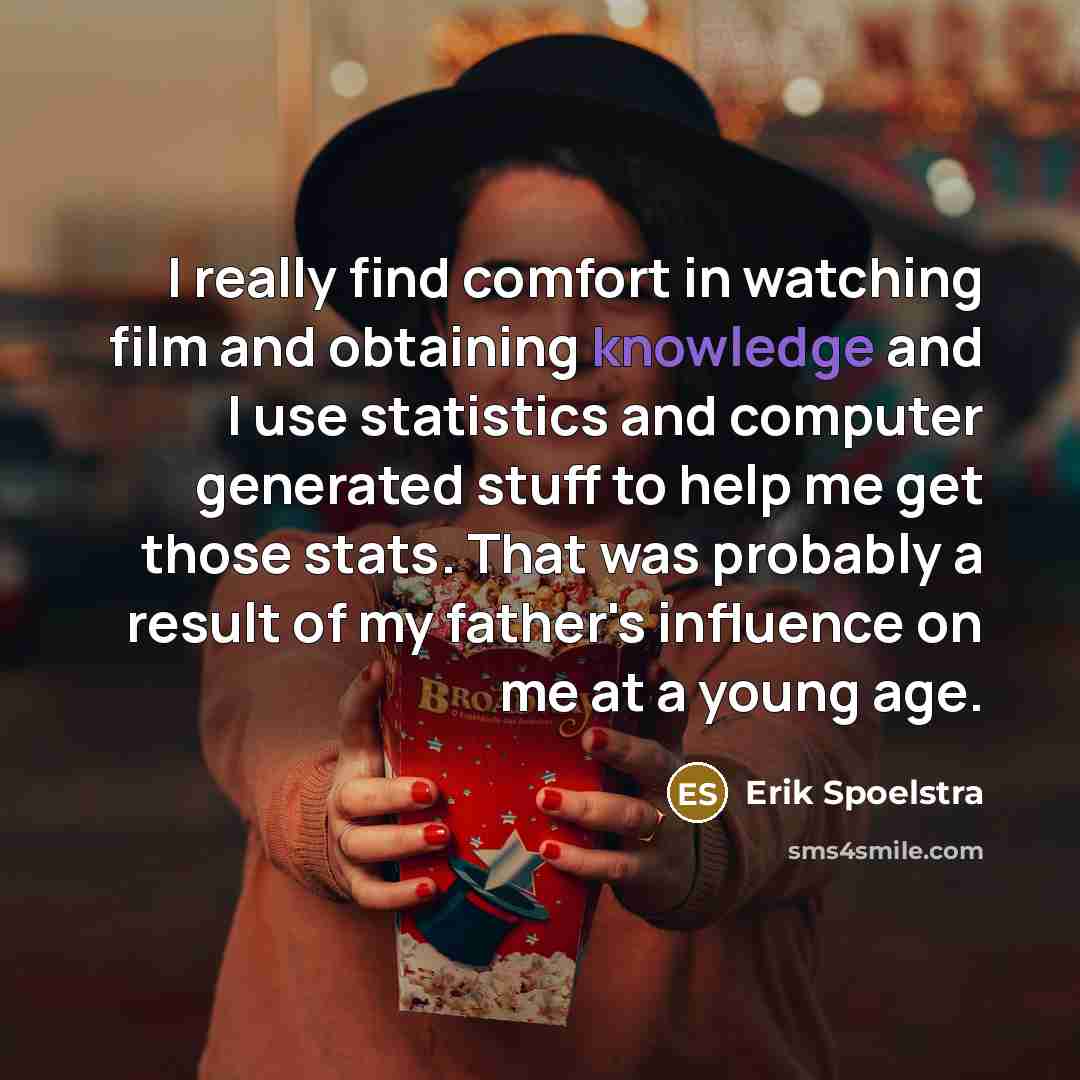 “I really find comfort in watching film and obtaining knowledge…” quote by Erik Spoelstra