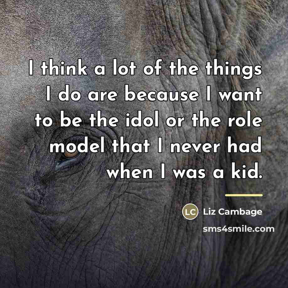 “I think a lot of the things I do are…” quote by Liz Cambage