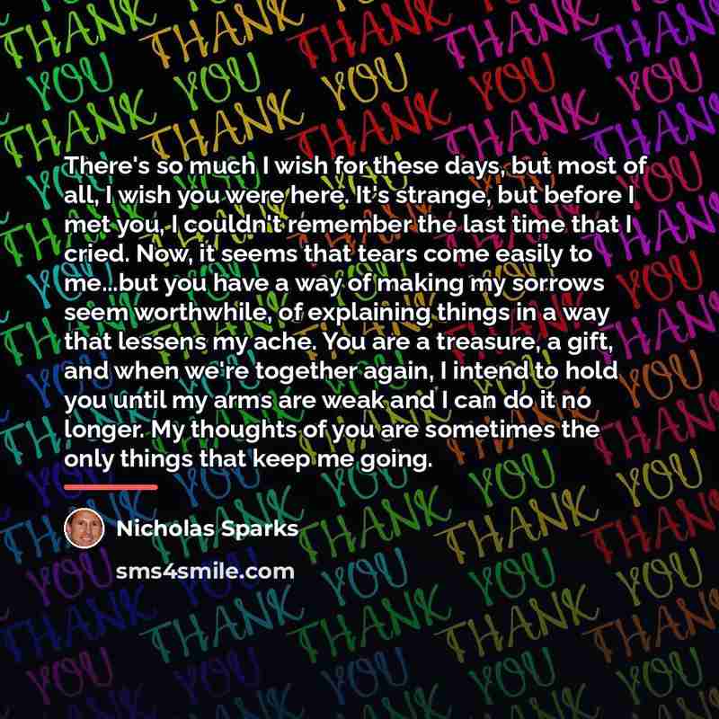 “There's so much I wish for these days, but most…” quote by Nicholas Sparks