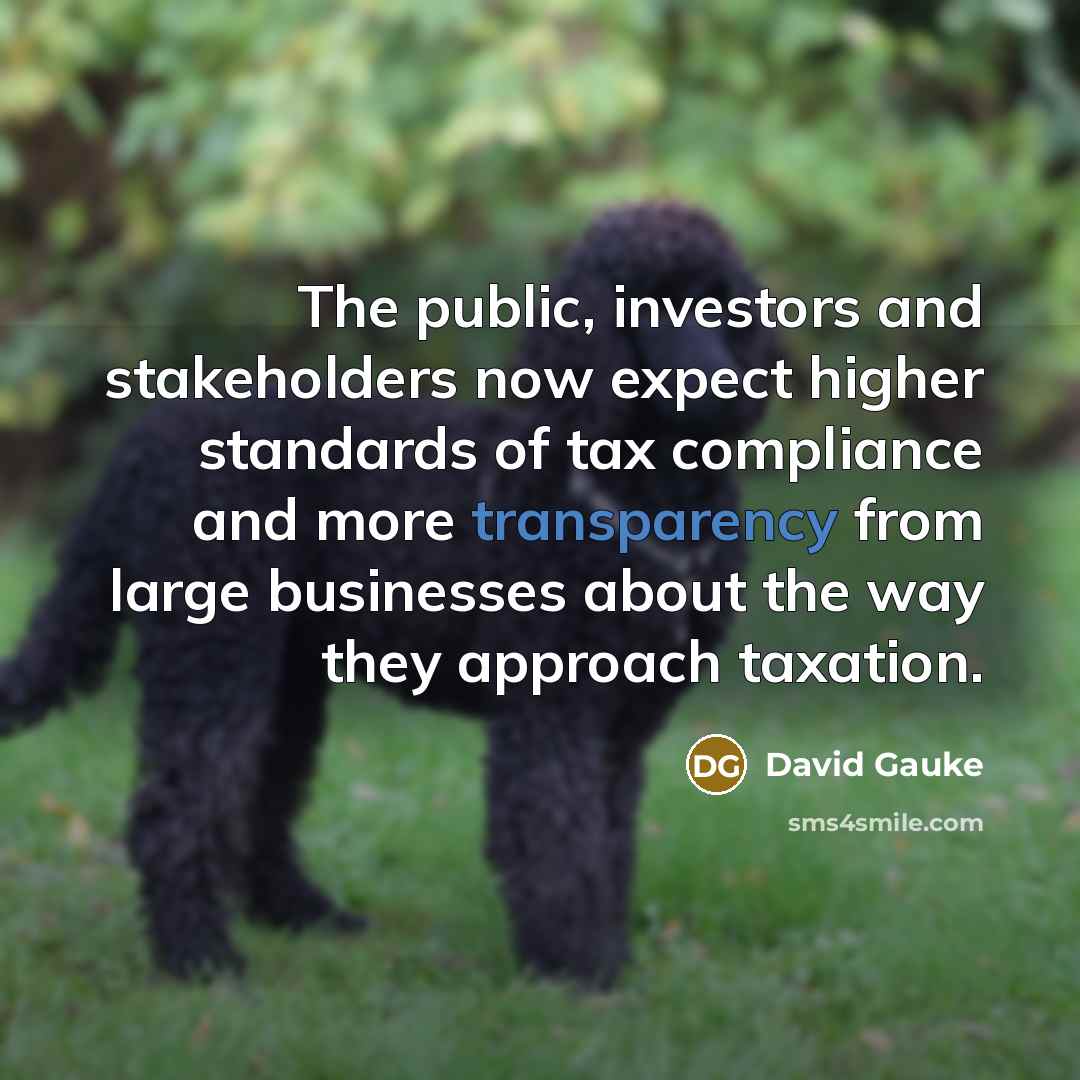 “The public, investors and stakeholders now expect higher standards of…” quote by David Gauke