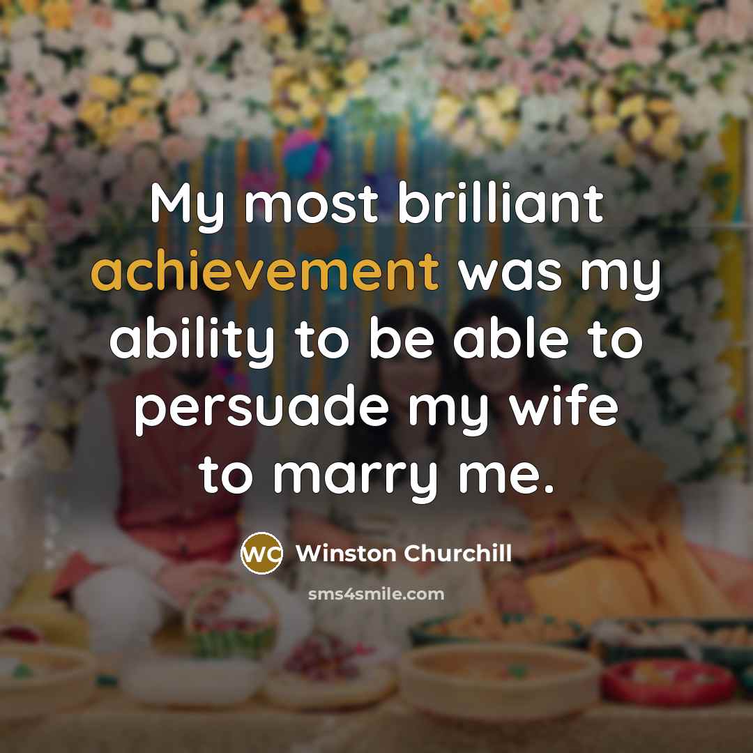 “My most brilliant achievement was my ability to be able…” quote by Winston Churchill