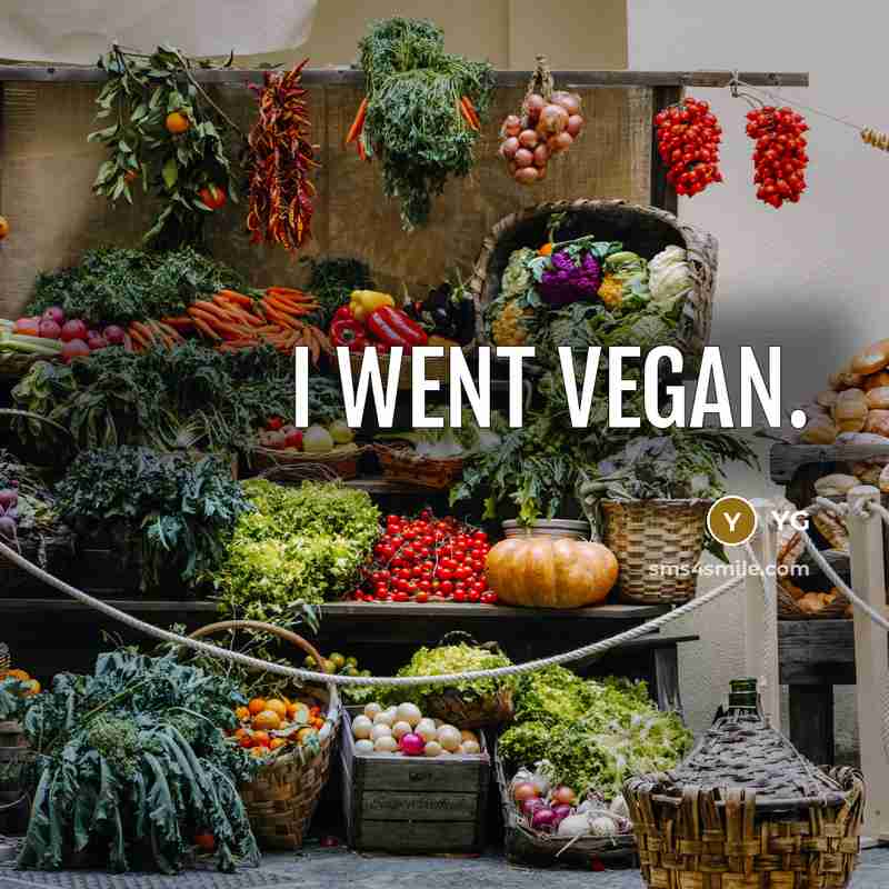 “I went vegan.…” quote by YG