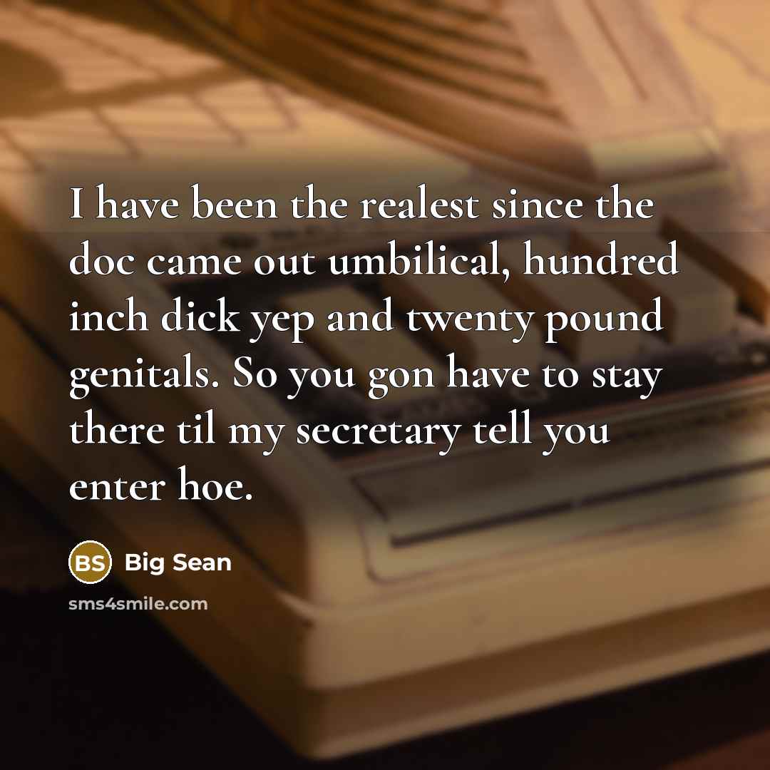 “I have been the realest since the doc came out…” quote by Big Sean