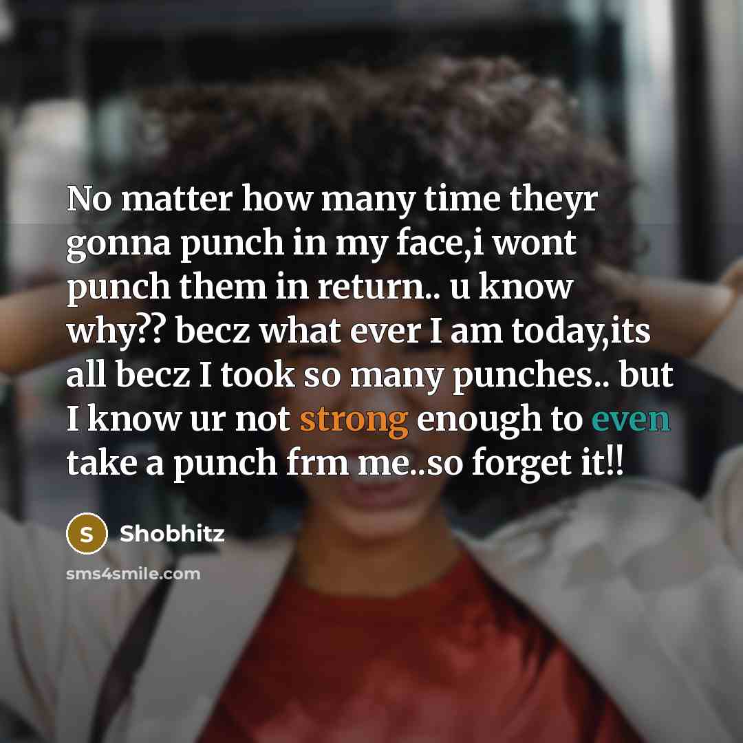 “No matter how many time theyr gonna punch in my…” quote by Shobhitz