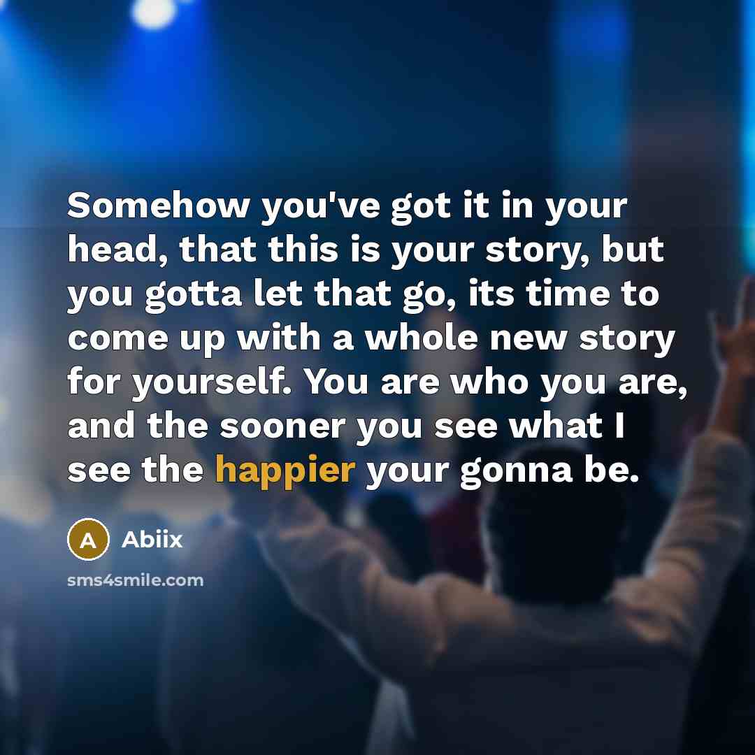 “Somehow you've got it in your head, that this is…” quote by Abiix
