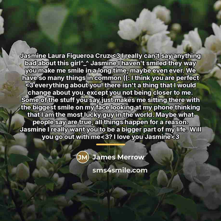 “Jasmine Laura Figueroa Cruz…” quote by James Merrow