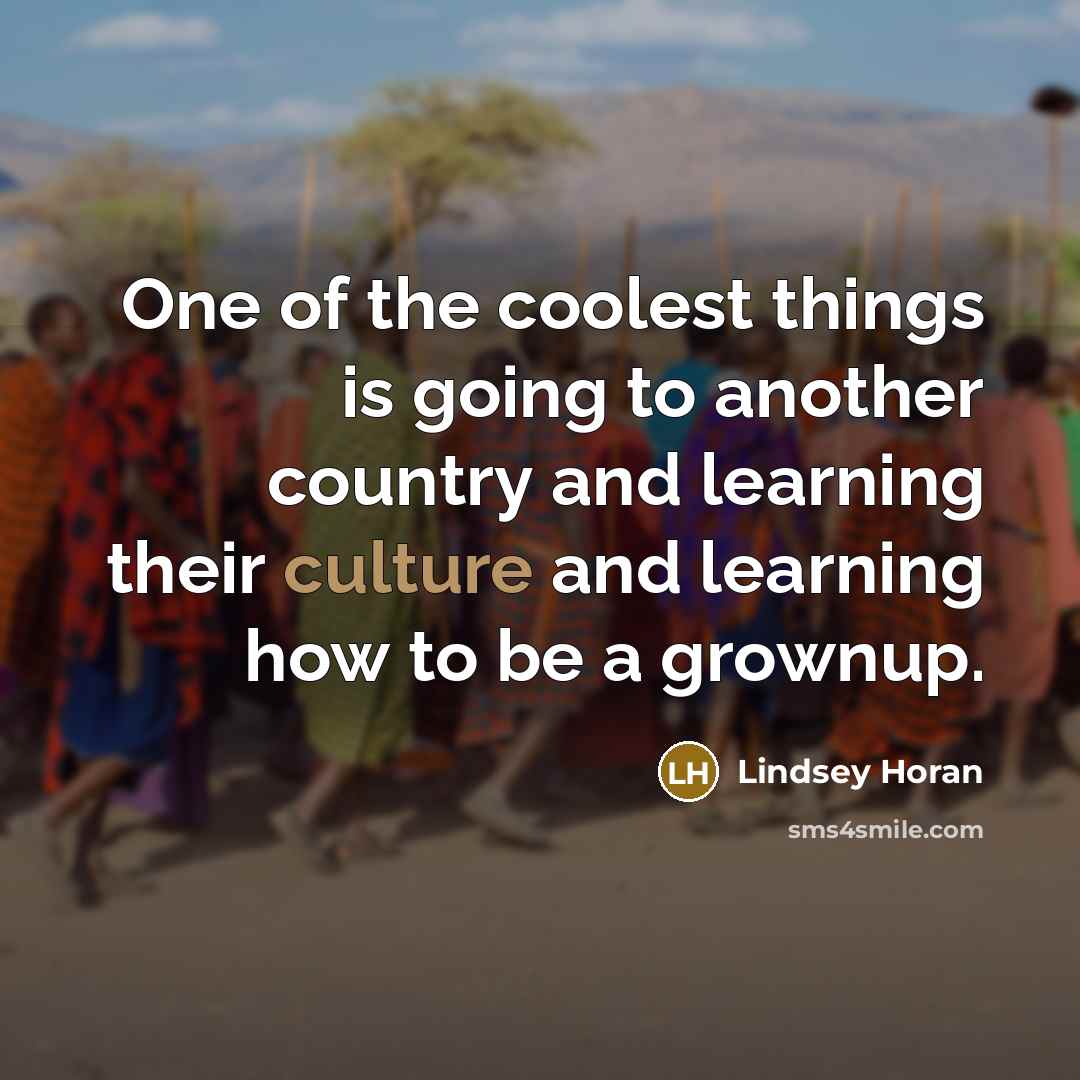 “One of the coolest things is going to another country…” quote by Lindsey Horan
