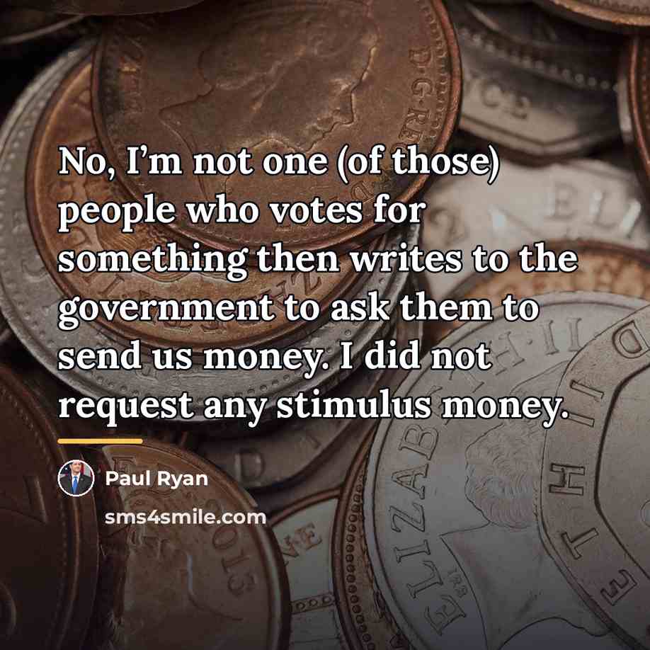 “No, I’m not one (of those) people who votes for…” quote by Paul Ryan