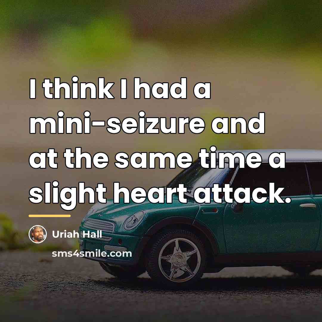 “I think I had a mini-seizure and at the same…” quote by Uriah Hall