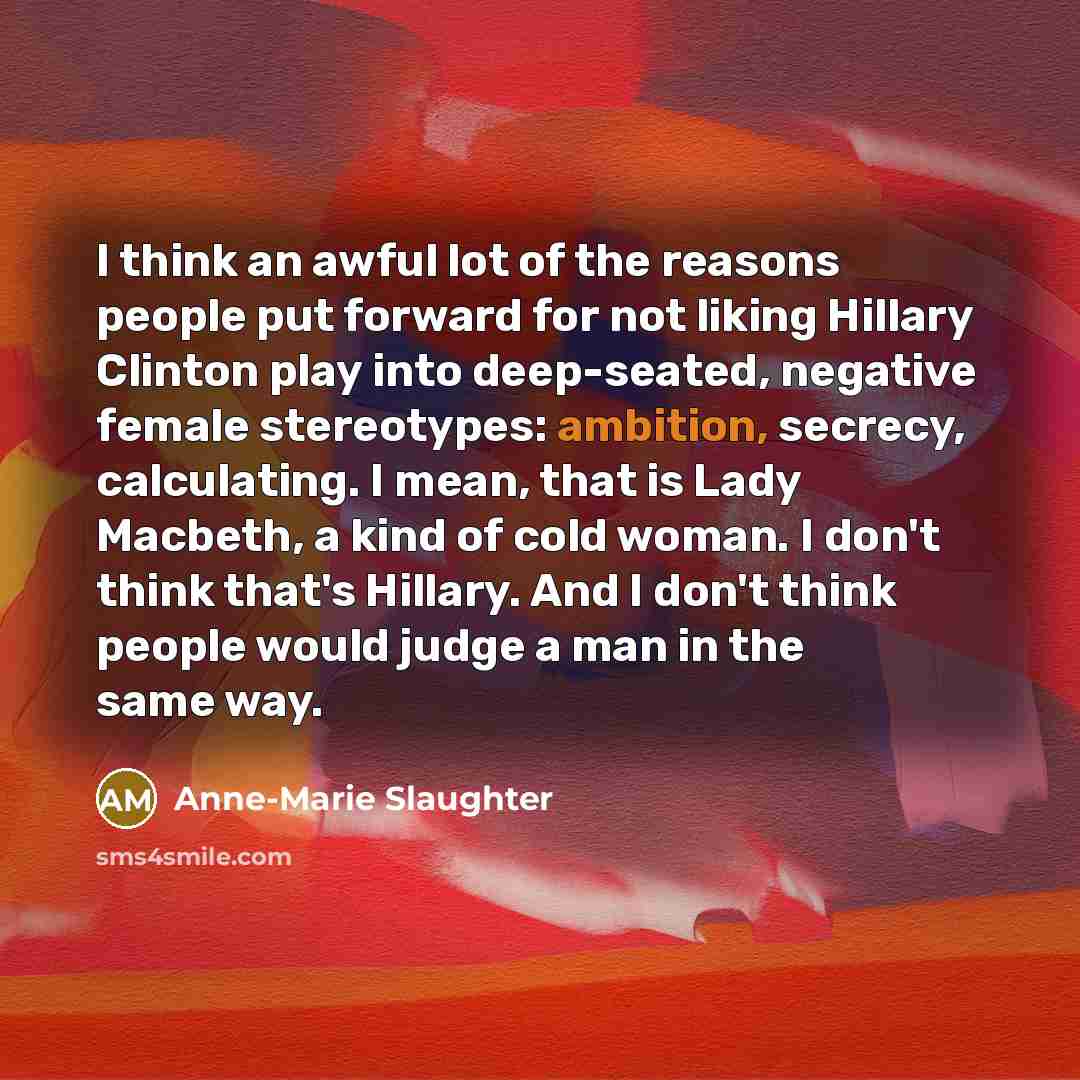 “I think an awful lot of the reasons people put…” quote by Anne-Marie Slaughter