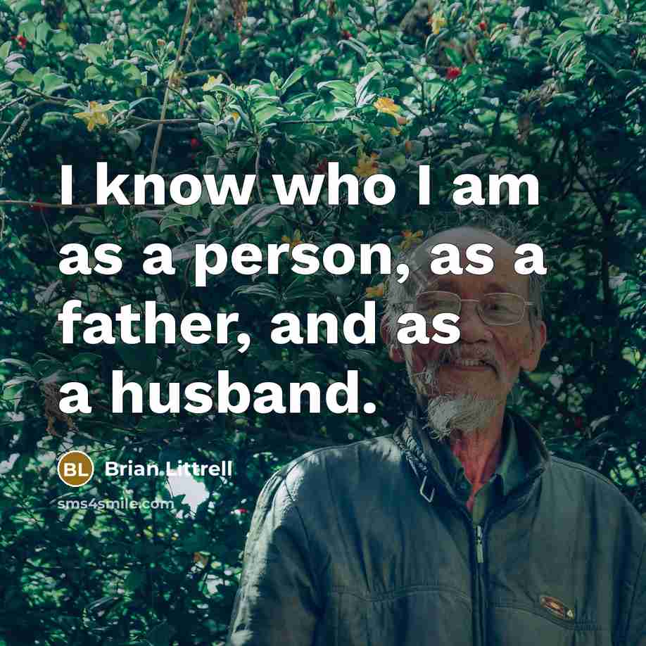 “I know who I am as a person, as a…” quote by Brian Littrell