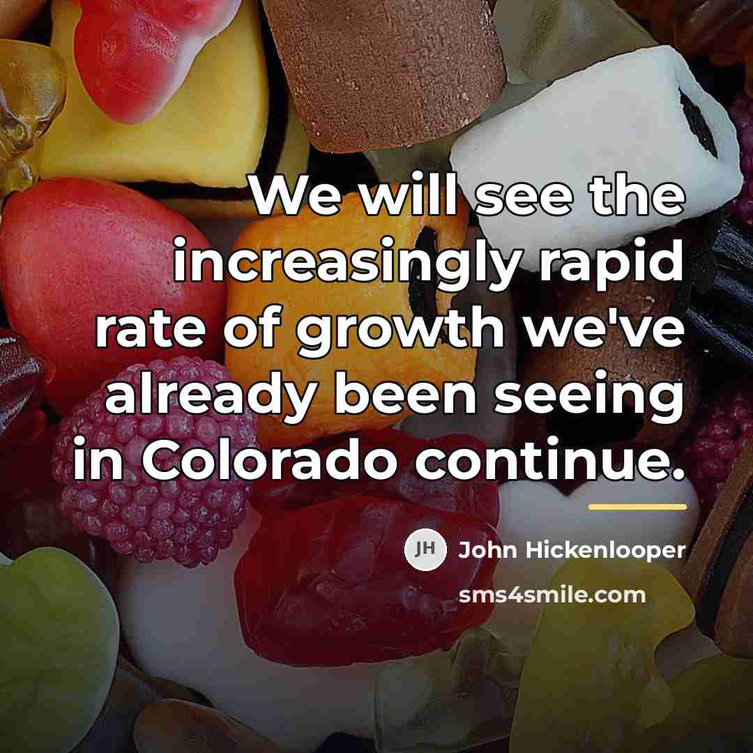 “We will see the increasingly rapid rate of growth we've…” quote by John Hickenlooper
