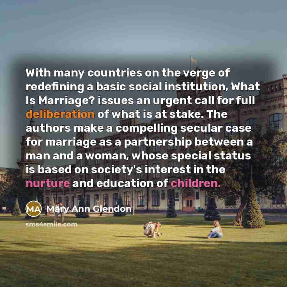 “With many countries on the verge of redefining a basic…” quote by Mary Ann Glendon