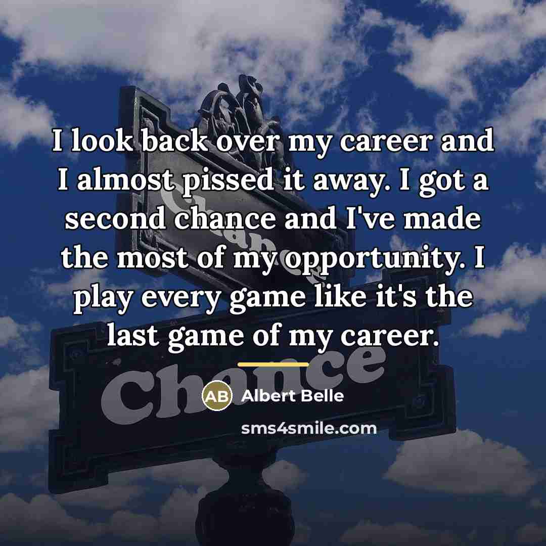 “I look back over my career and I almost pissed…” quote by Albert Belle