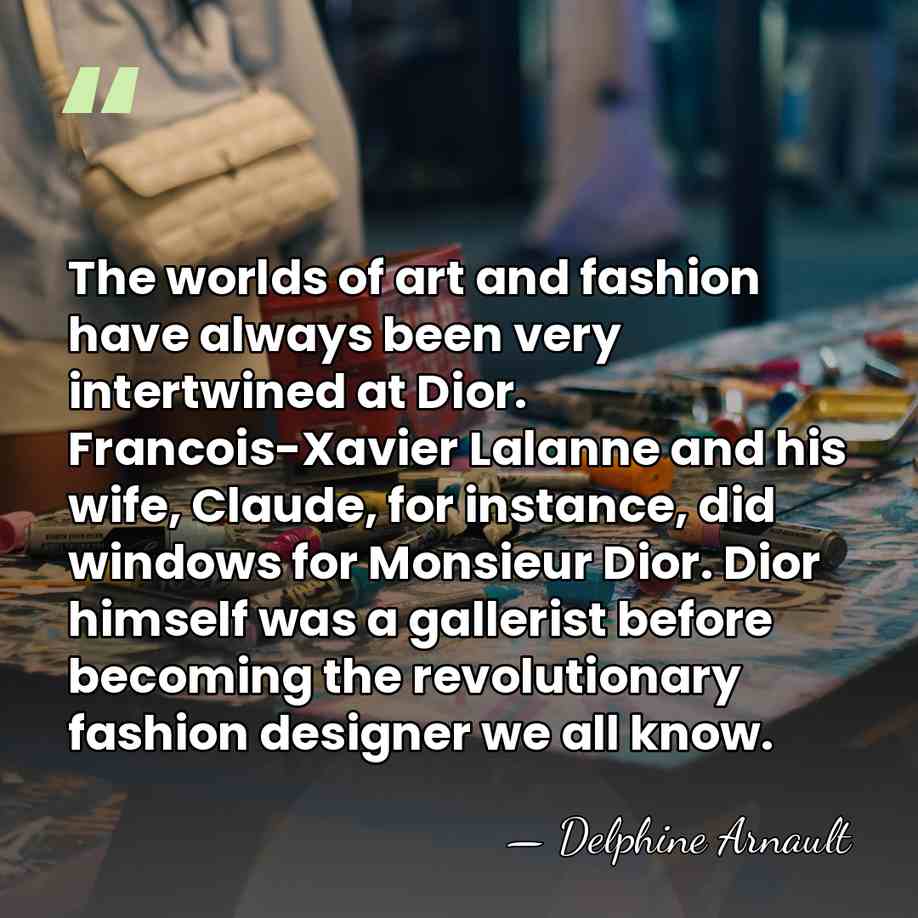 The worlds of art and fashion have always been very intertwined at&hellip; - Delphine Arnault