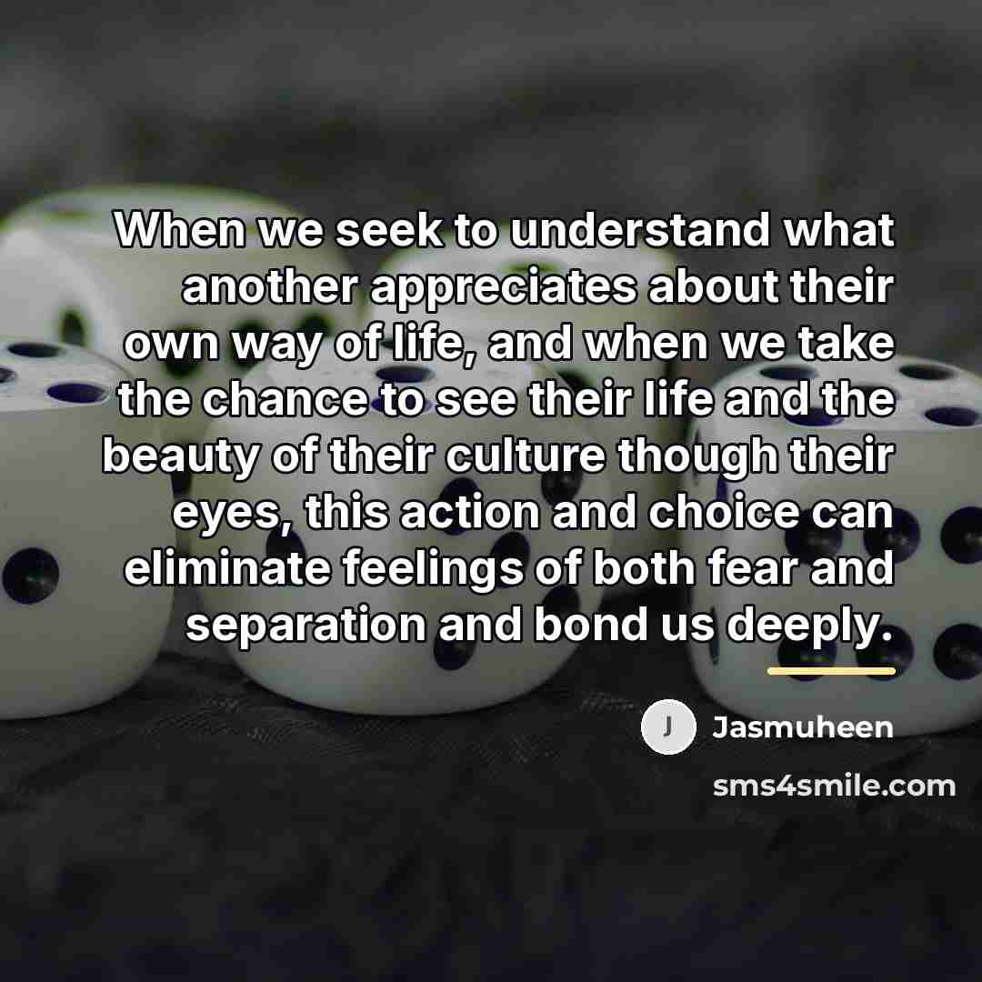“When we seek to understand what another appreciates about their…” quote by Jasmuheen