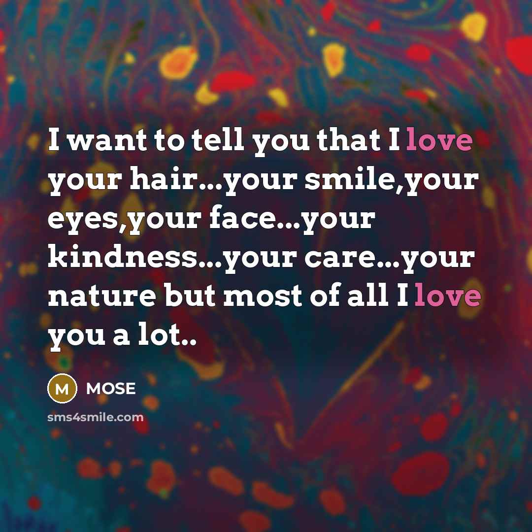 “I want to tell you that I love your hair...your…” quote by MOSE