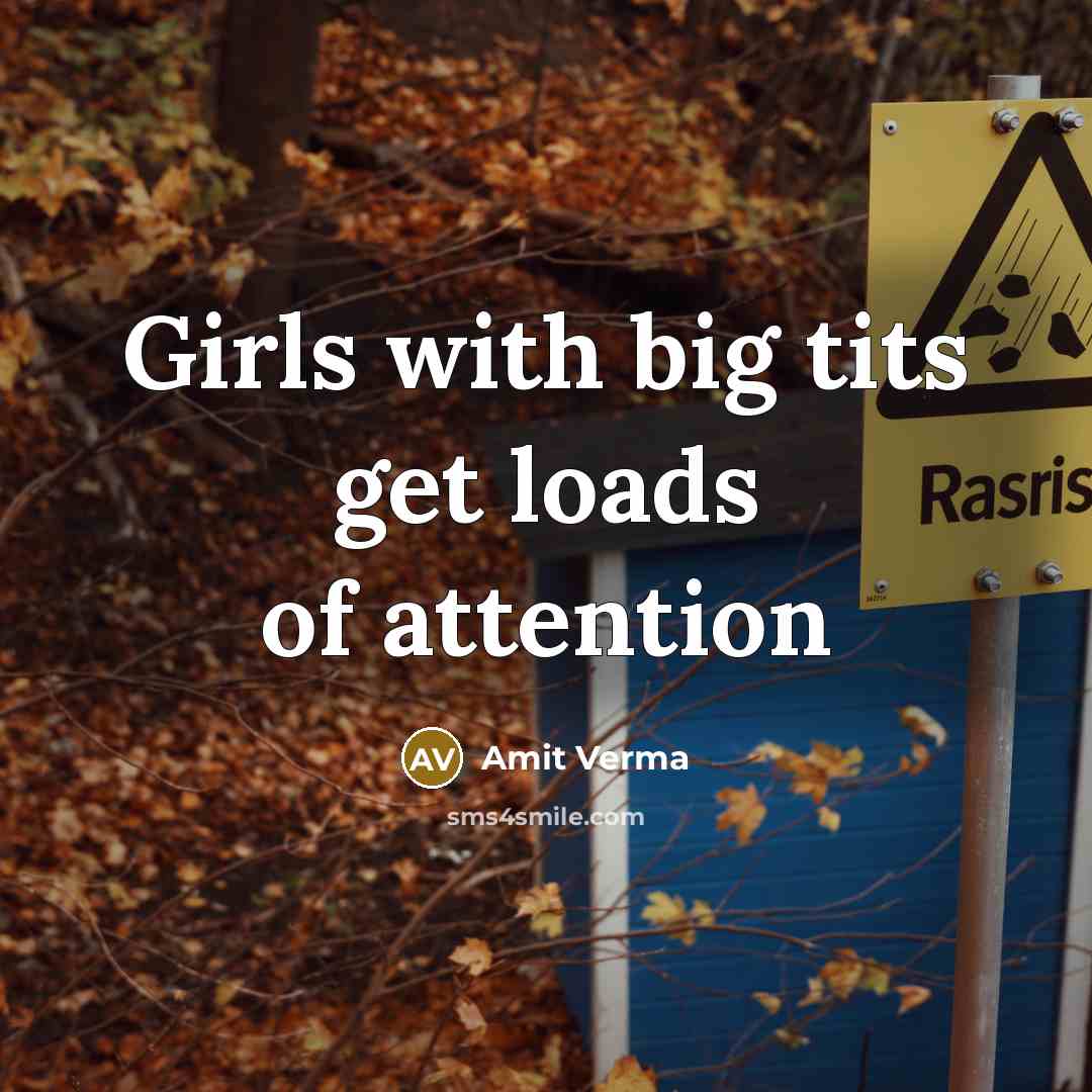 “Girls with big tits get loads of attention…” quote by Amit Verma