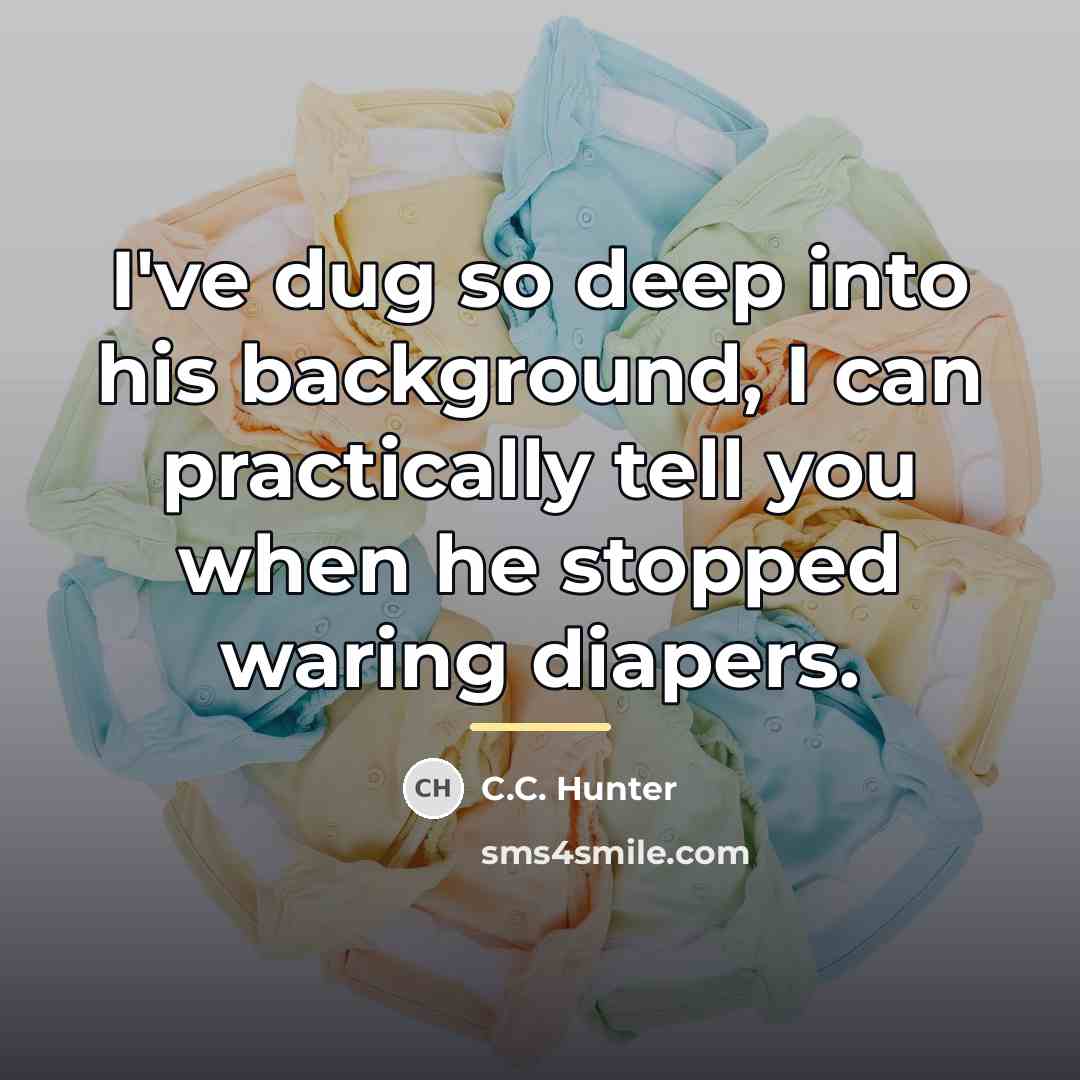 “I've dug so deep into his background, I can practically…” quote by C.C. Hunter