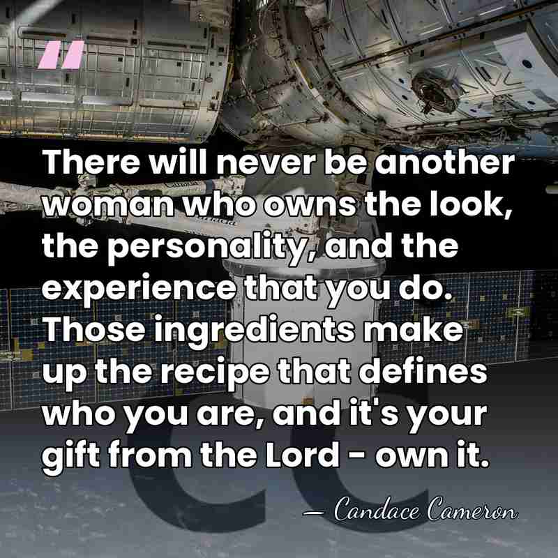 There will never be another woman who owns the look, the personality,&hellip; - Candace Cameron