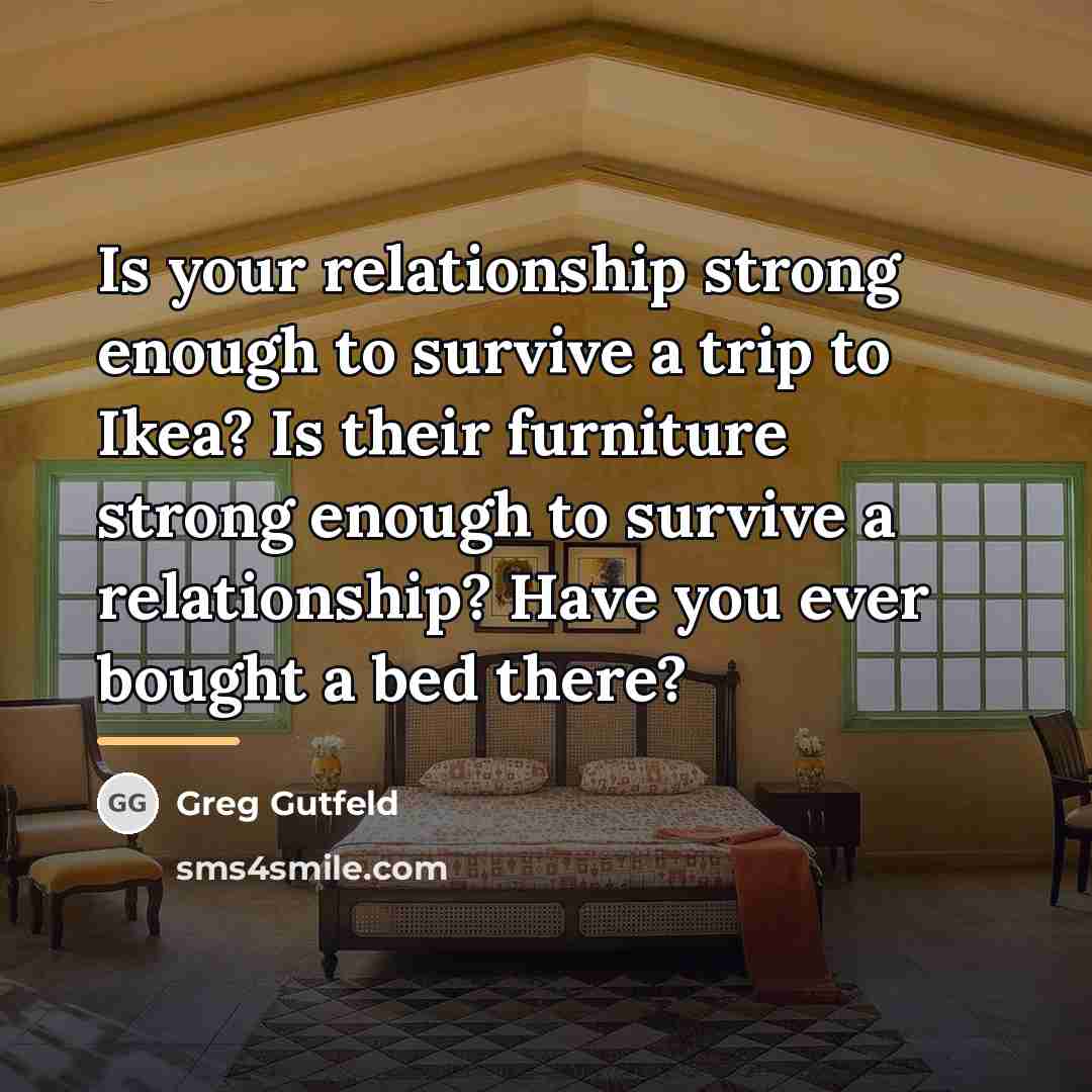 “Is your relationship strong enough to survive a trip to…” quote by Greg Gutfeld