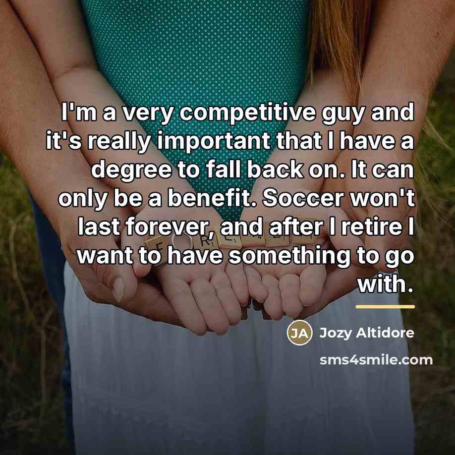 “I'm a very competitive guy and it's really important that…” quote by Jozy Altidore